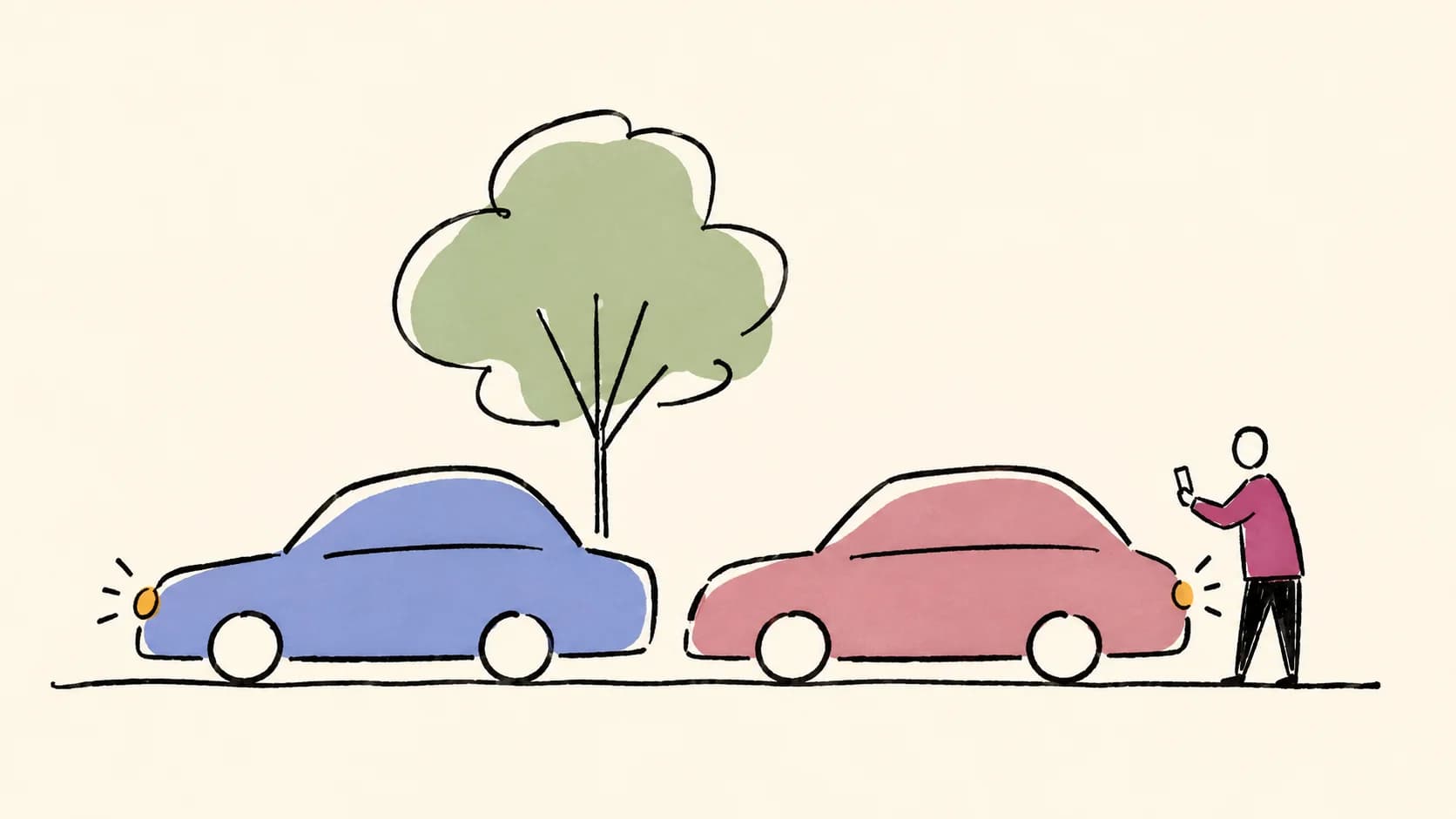 Illustration for "What to Do After a Car Accident in Kansas City"