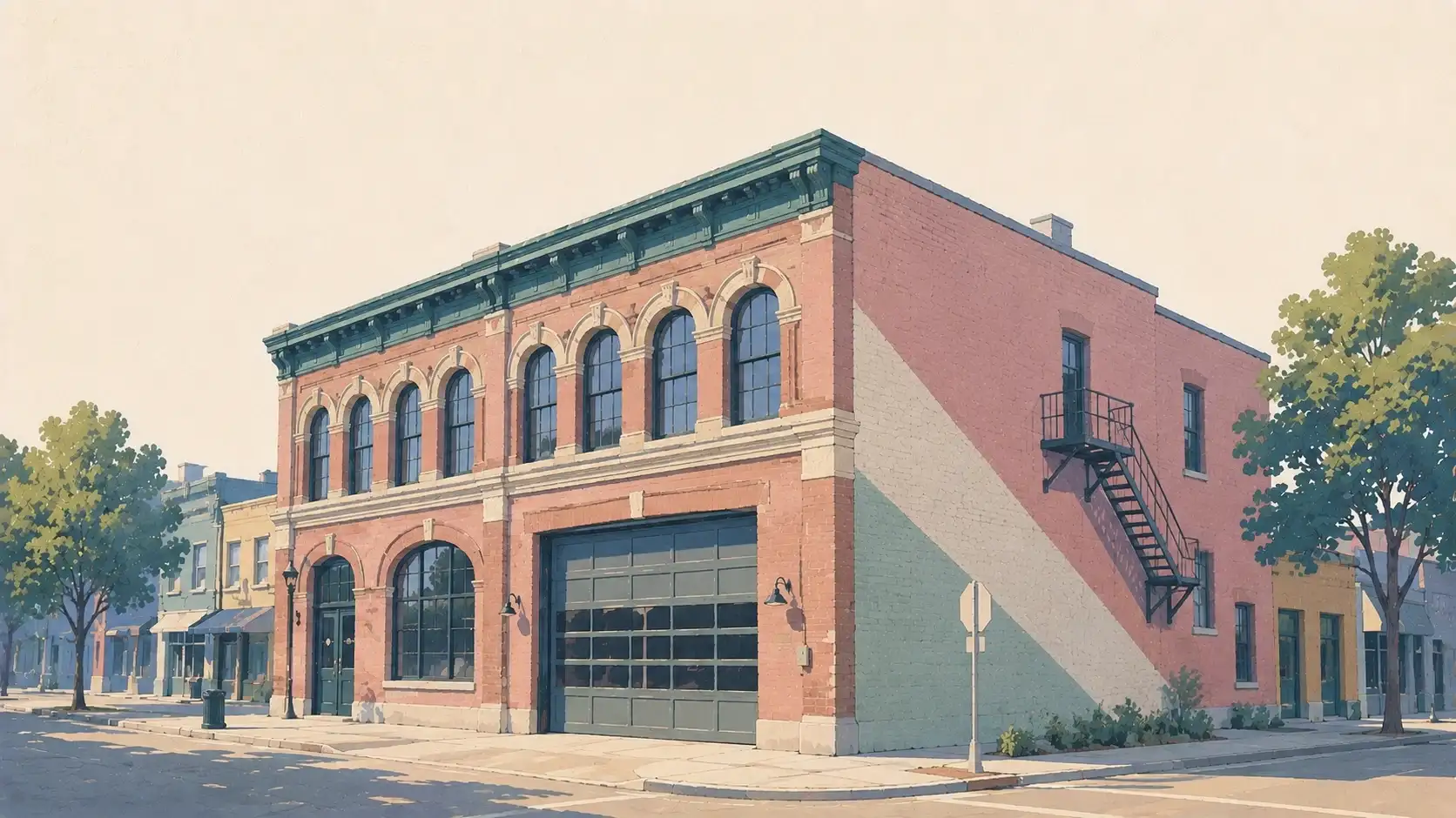 Commercial property insurance illustration. Kansas City coverage from PolicyNest KC
