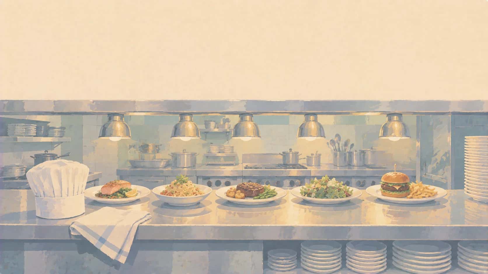 Restaurants & bars insurance illustration. Kansas City coverage from PolicyNest KC