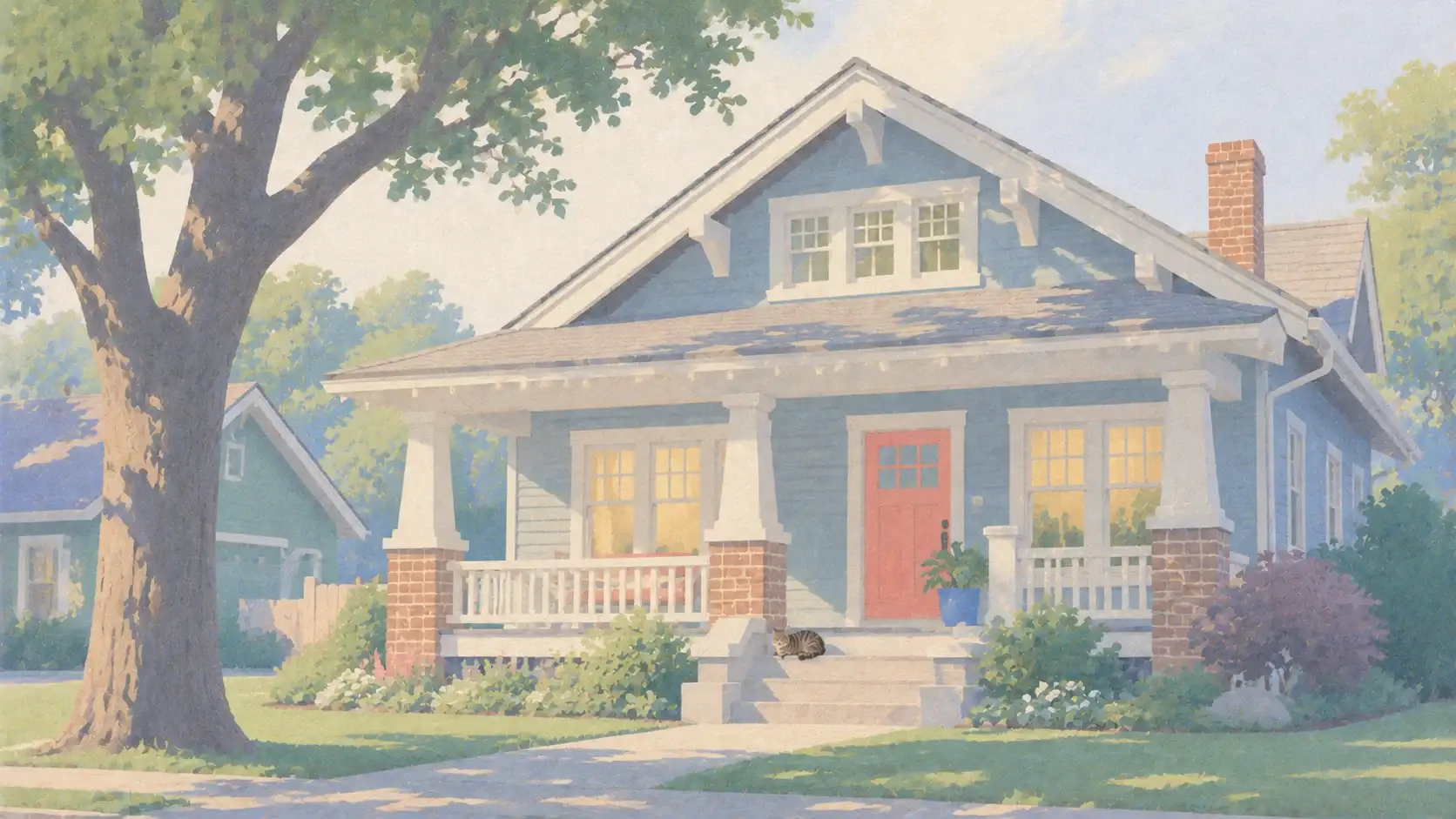 Home insurance insurance illustration. Kansas City coverage from PolicyNest KC